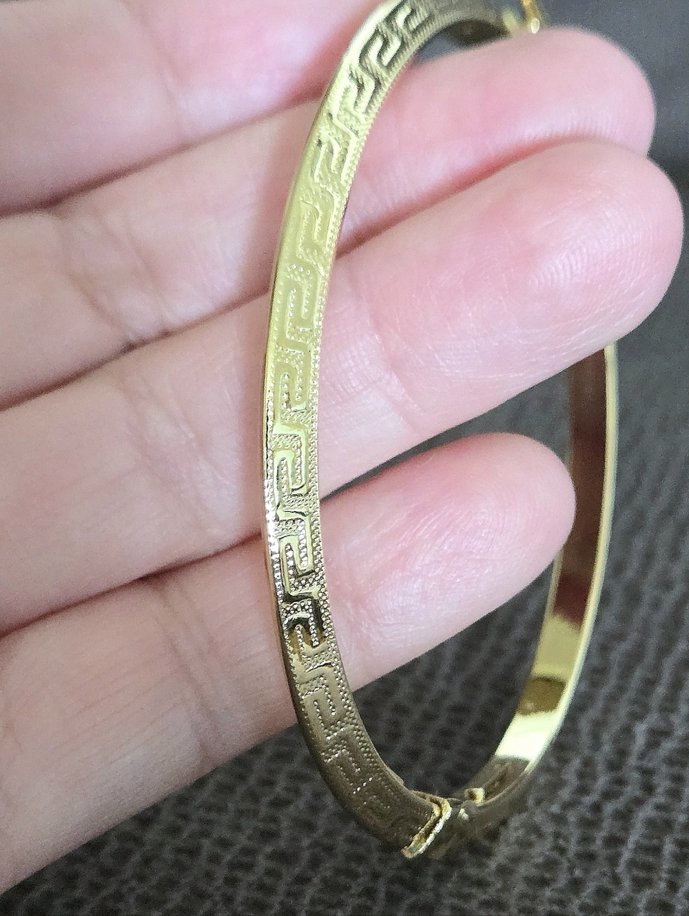 Mia Fiore Gold💛 Ridged Greek🇬🇷 Key🔑 Bracelet - NWT - Picture 4 of 16